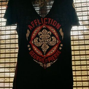 Affliction Tops - Gently used Affliction GSP tee size M Affliction Tops - Gently used Affliction GSP tee size M
